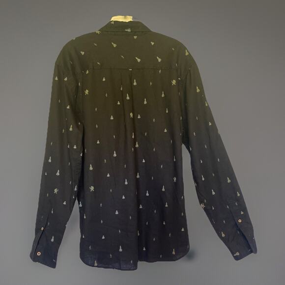 Tentree Men’s L Hemp Sasquatch Long Sleeve Shirt Classic Button Down Collar EUC - Picture 3 of 15